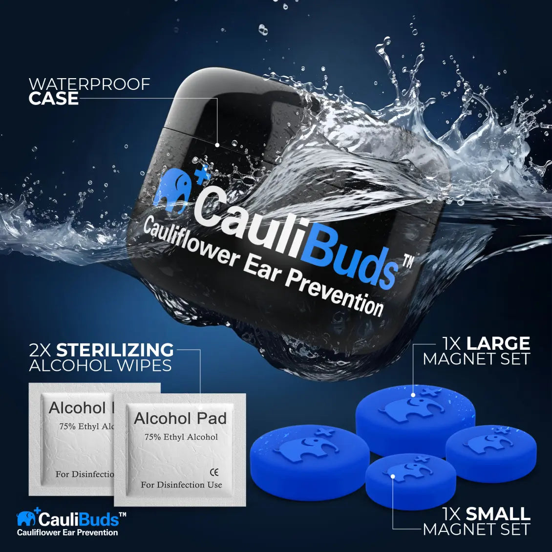 CauliBuds Cauliflower Ear Compression Kit